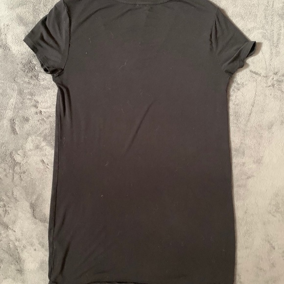 Black T-Shirt Dress - Picture 3 of 3